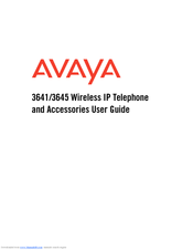 Avaya 3641/3645 User Manual