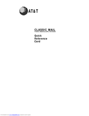 AT&T Classic Mail Quick Reference Card