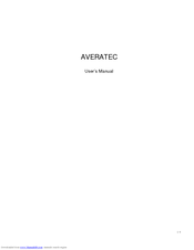 Averatec AV4270-EH1 User Manual