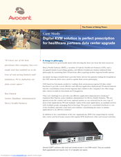 Avocent DSR Series DSR4160 Brochure