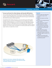 Avocent SwitchView SC120 Specifications