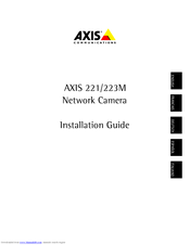 Axis Network Camera AXIS 221 Installation Manual