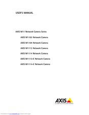 Axis M1113-E User Manual