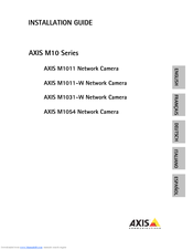 Axis AXIS M1054 Installation Manual