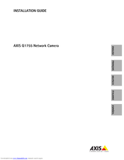 Axis Q1755 Installation Manual