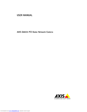 Axis Q6035-E User Manual