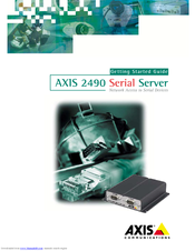 Axis 2490 Getting Started Manual