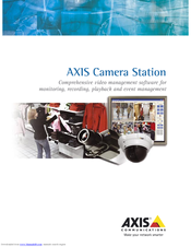 Axis Camera Station Manuals | ManualsLib
