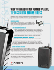 Azden APS 25 Brochure