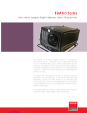 Barco FLM HD20 Brochure & Specs