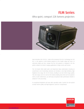 Barco FLM R22+ Brochure & Specs