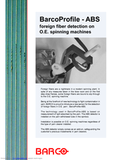 Barco BarcoProfile Supplementary Manual