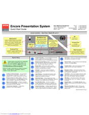 Barco Encore Quick Start Manual