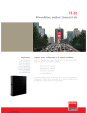 Barco TF-20 Supplementary Manual