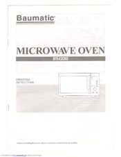 Baumatic BTM20SS Operating Instructions Manual
