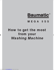 Baumatic MEGA5SS User Manual