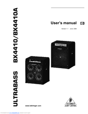 Behringer Ultrabass BX4410A User Manual
