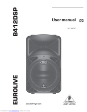 Behringer Eurolive B412DSP User Manual