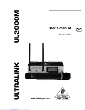 Behringer Ultralink UL200M User Manual