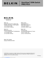 Belkin OmniView F1DA116P User Manual