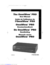Belkin OmniView PRO F1D104-OSD User Manual