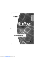 Belkin F1DS102U - OmniView SOHO Series 2 Port KVM Switch Quick Installation Manual
