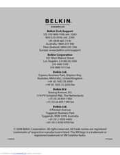 Belkin F5X019 User Manual