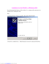 Belkin WIN2KF5U004 Installation Manual