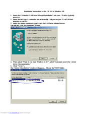 Belkin F5U103 Installation Instructions