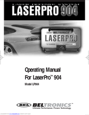 Beltronics LaserPro 904 Operating Manual