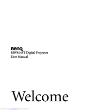 Benq MW814ST User Manual