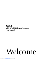 Benq MX711 User Manual