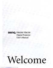 Benq PB6100 - SVGA DLP Projector User Manual