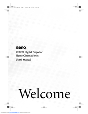 Benq Home Cinema PE8720 User Manual