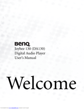 Benq Joybee 130 User Manual