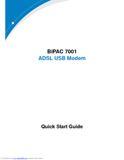 Billion BiPAC 7001 Quick Start Manual