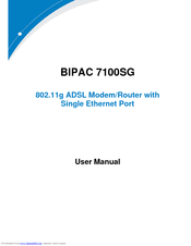 Billion BiPAC 7100SG User Manual