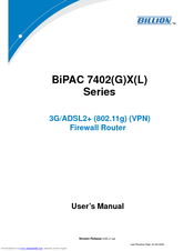 Billion BiPAC 7402GX Series User Manual