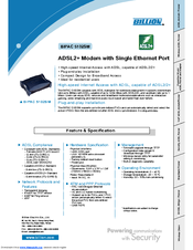 Billion BIPAC 5102SM Specifications