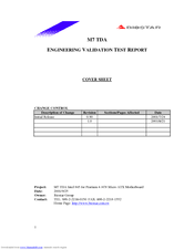 Biostar M7TDA Datasheet