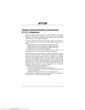 Biostar M7TDB User Manual