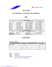 Biostar M7VIT 800 V7.X Test Report