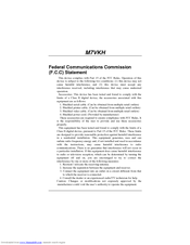 Biostar M7 VKH User Manual