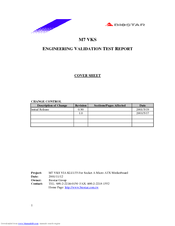 Biostar M7 VKS Test Report