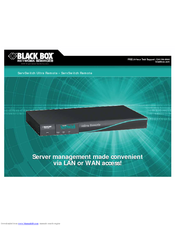 Black Box ServSwitch ACR9005A Specifications