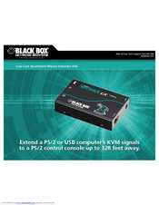 Black Box ServSwitch ACU5002A Specifications