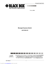 Black Box LBG1000A-R2 User Manual
