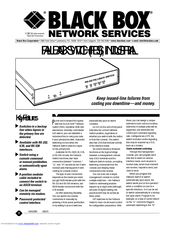 Black Box SW116A Specifications