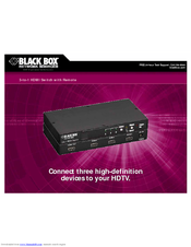 Black Box SW214A Specifications