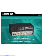 Black Box ServSwitch SW4007A-USB-PLUS Specifications